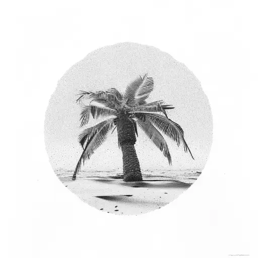 Palm Tree With The Name