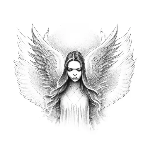 Angel Small With Wings