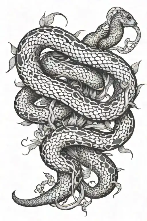 Snake Vines Wrapped
