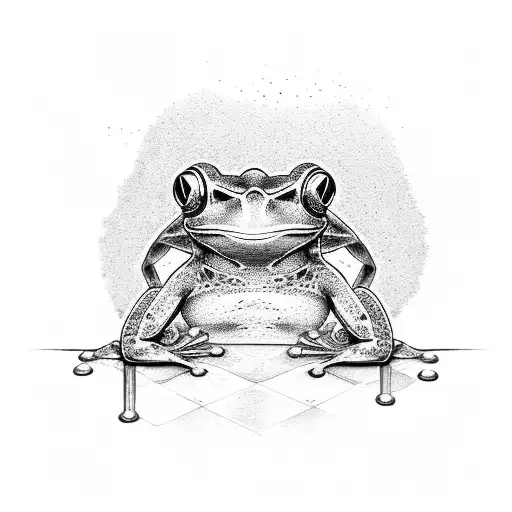 Stupid Gentle Frog In A Shoulder Stance Highline