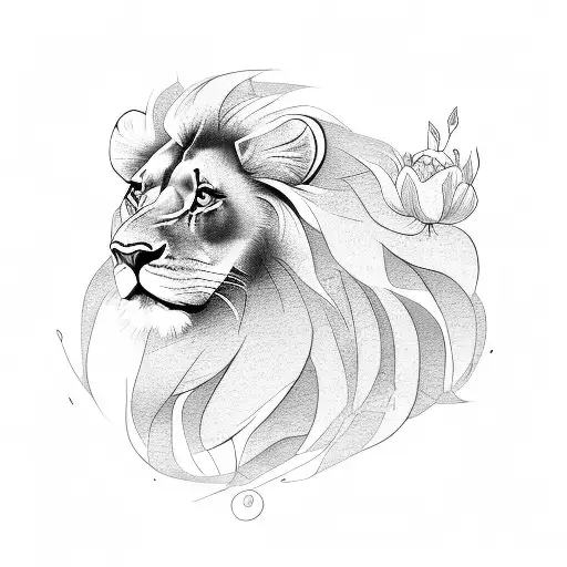 Lion And Peony
