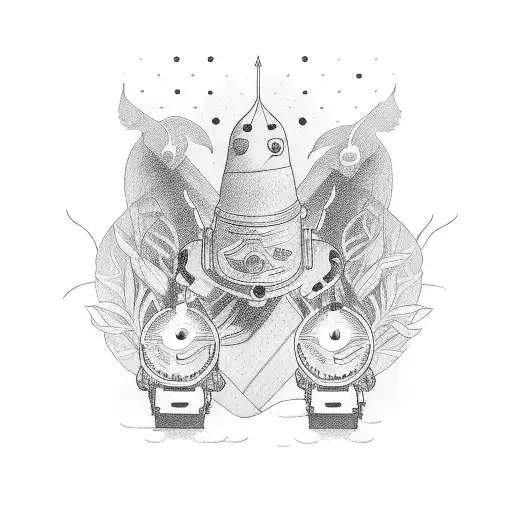 Dad And Two Children