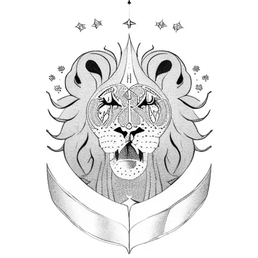 Cyrus The Great With The Persian Sun And Lion Flag