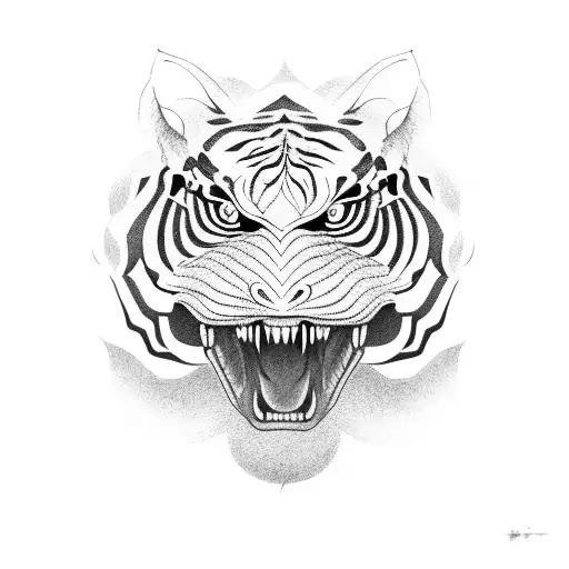 Cobra Fighting Tiger