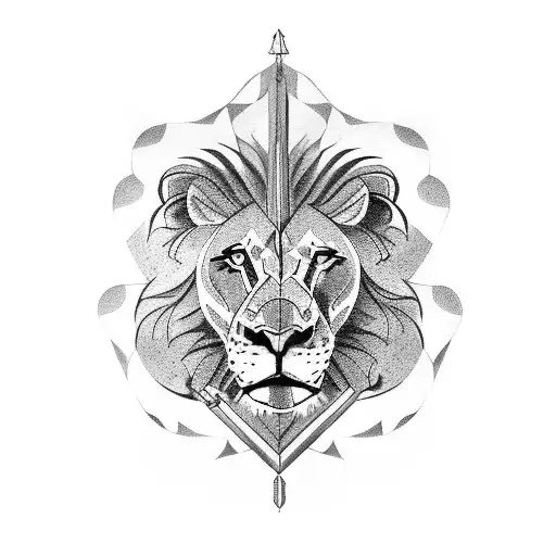 Lion With Sagittarius
