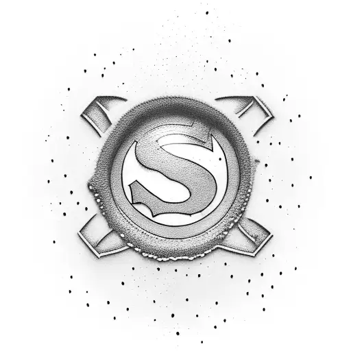 A Glass Of Beer Is Spilled And The Foam Is Drawn With The Symbol Of Superman