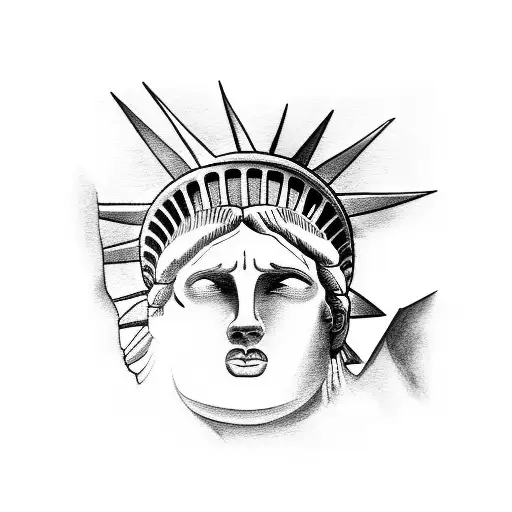 Statue Of Liberty On Fire