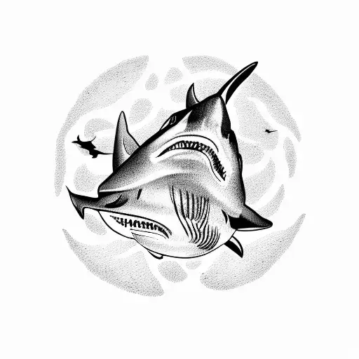 Sharks In Circle