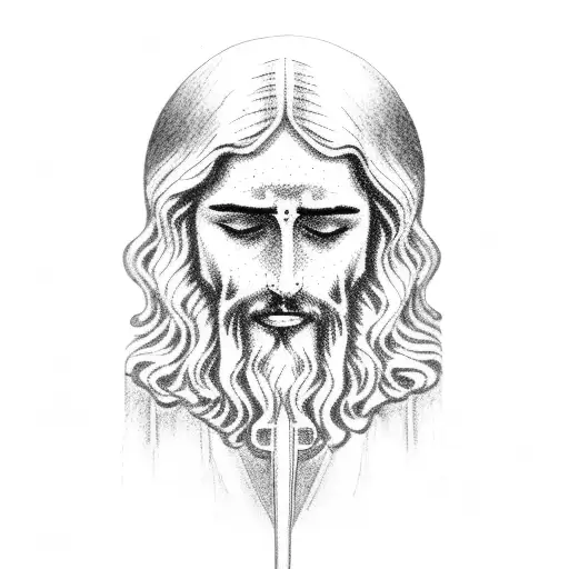 Traditional Jesus Praying