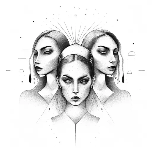 Energy Free Sprit Women Hot Sisters In A Sunset