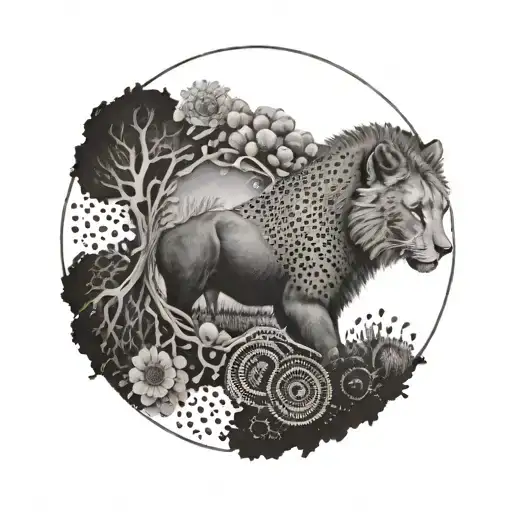 Symbolic Representation Of The Circle Of Life And Birth