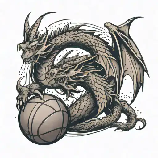 A Casino Themed Basketball Jersey Design With A Dragon Logo