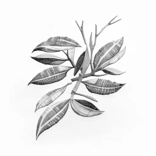 Olive Leaf Branch