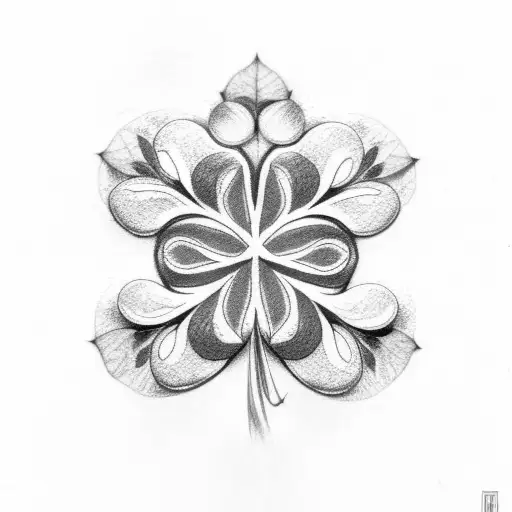 4 Leaf Clover Cascading Down