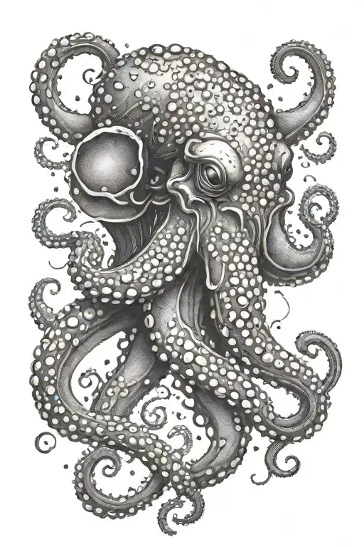 Octopus With Bison Head