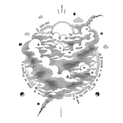 Japanese Cloud Full Arm