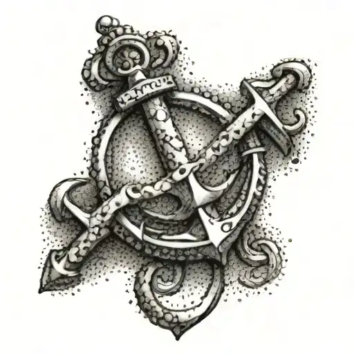 Anchor With 21 Number