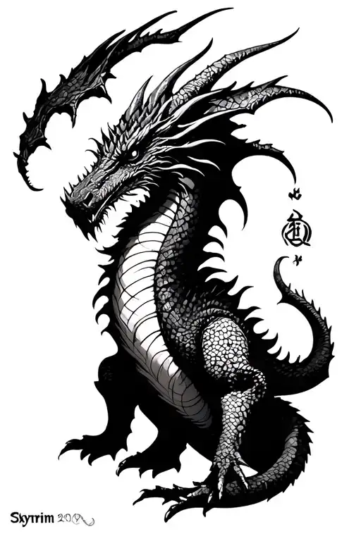 Skyrim Dragon Language