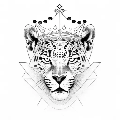 Jaguar With A Crown