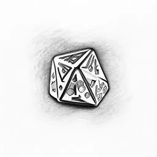 A Band With A Diamond With A Pair Of Dice