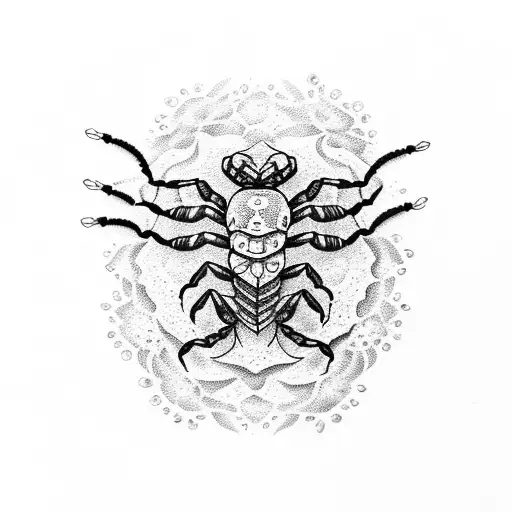 Scorpion & Flowers