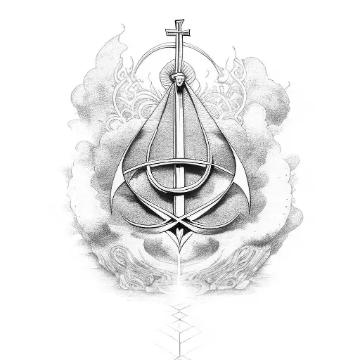 Faith Spelled Out Like An Anchor