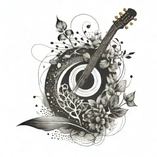 Music And Nature Combined Abstract