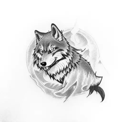 Itachi Uchiha Tattoo Ideas With Wolf