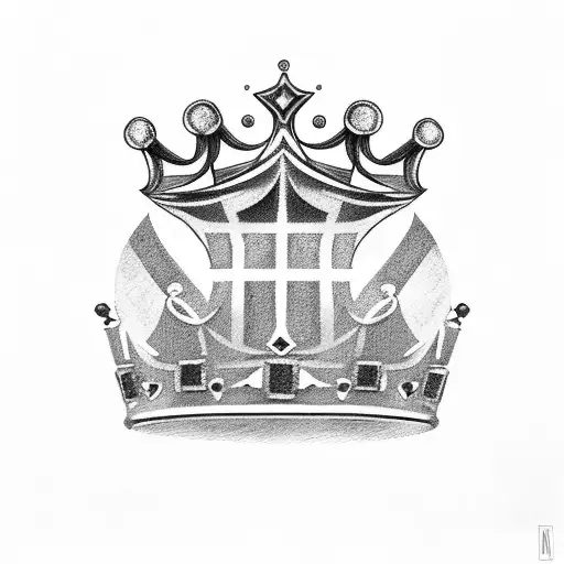 Crown With The Number 10