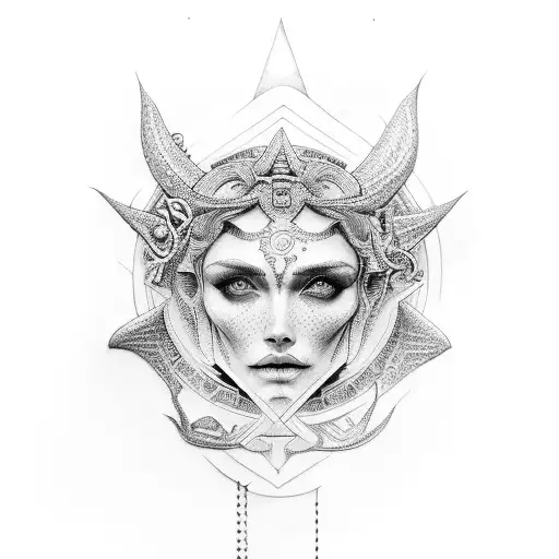 Hecate Goddess Sleeve