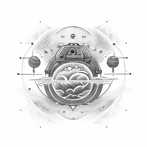 Lily Of The Vally With Astronomical Event Or Outer Space