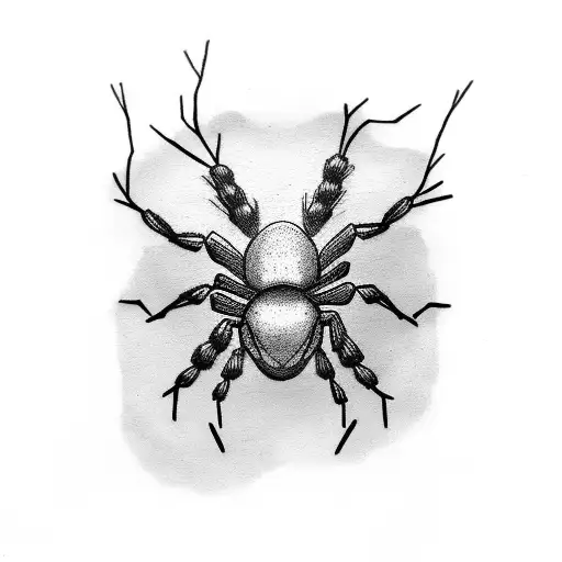 Girl Hanging Onto Spider