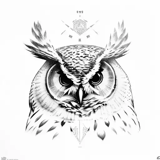 Owl Tattoo For Cover Up