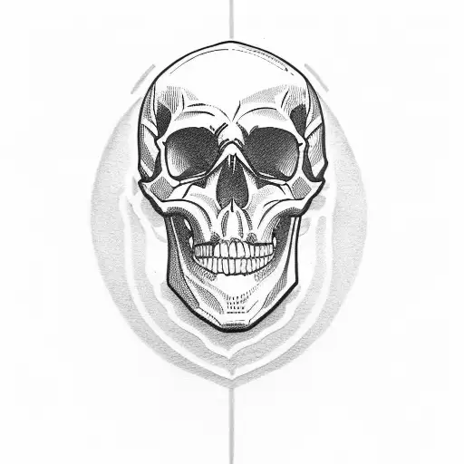 Skull On Hand Old School Half Sleeve