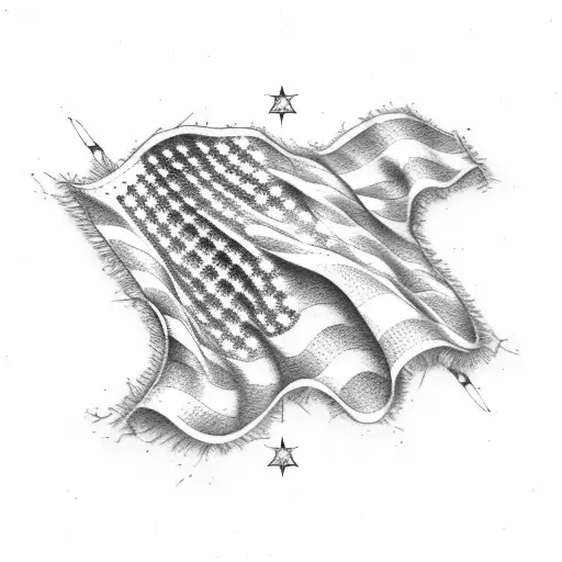 American Thin Blue Line Flag