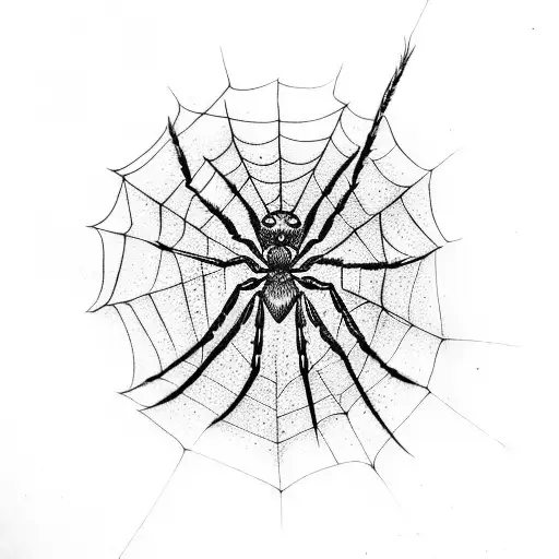 The Name Alex With A Spider Web