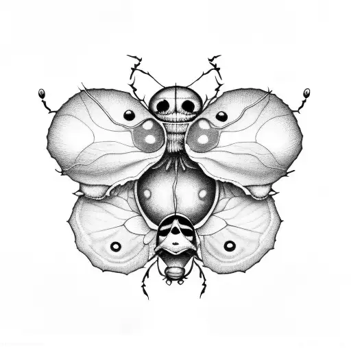 Ladybug Skull Morph With More Ladybug