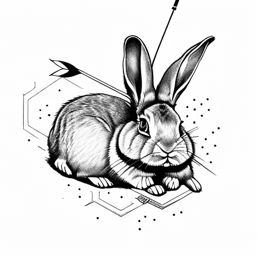 Rabbit With An Arrow