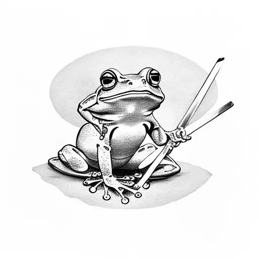 Frog With Katana