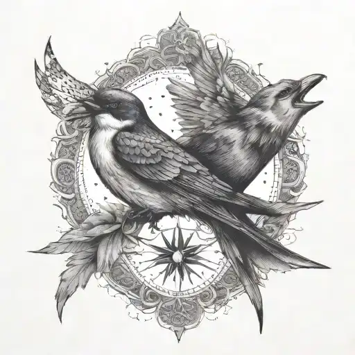 Swallow And Wolf