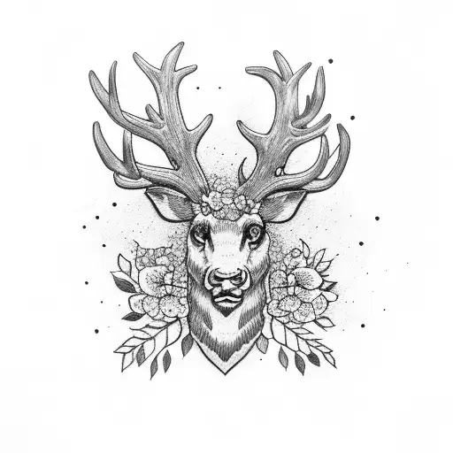 Floral Antlers