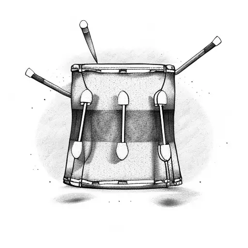 Drum Sticks With Word Tic - Tac