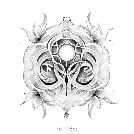 Yggdrasil With Flowers