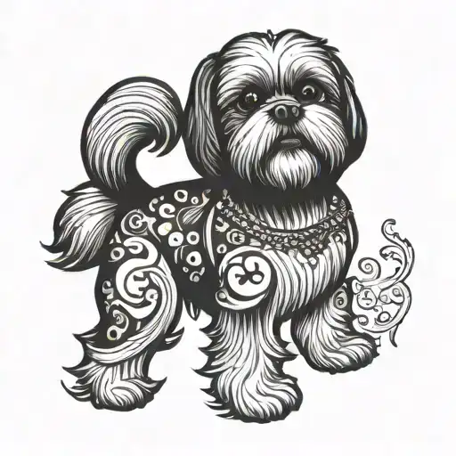Shih Tzu Cartoon