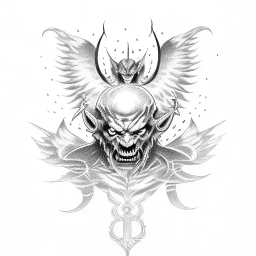 Demon With Angel Fight