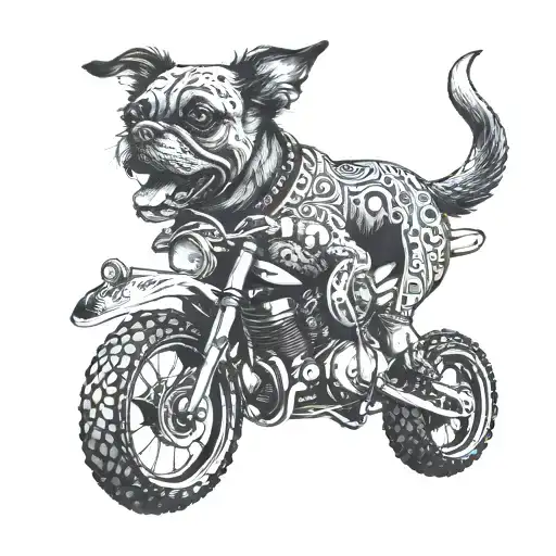 Incorporate Motorcycle Exhaust Pipes Into A Dog Bone Design