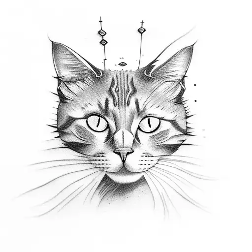 Cat With Vodka And Joint