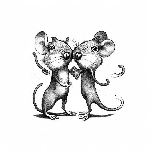 Rat And Mouse Love Paired