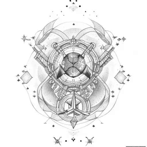 Virgo Constellation With Anchor