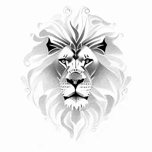 Lion With Name In Greek